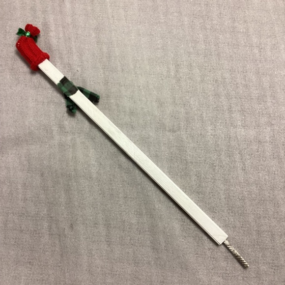 Festive Snowman Snow Measuring Stick Yard Decor * NEW - Picture 3 of 7